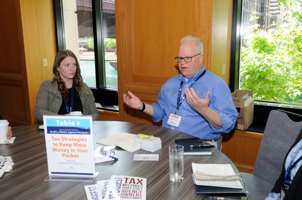 Build a Better Agency Summit round table on tax strategies